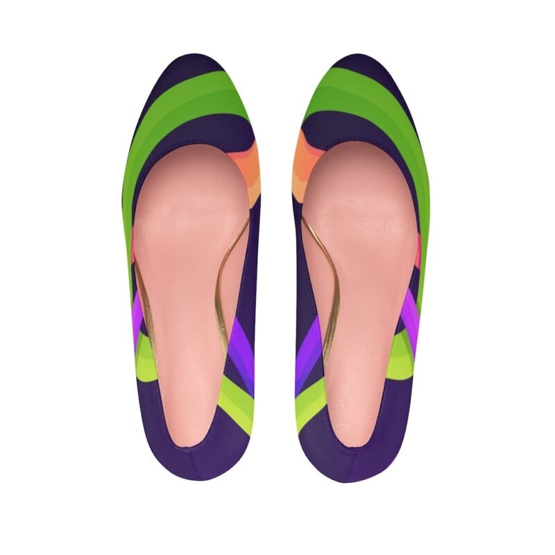 Flying Strips Women's Platform Heels - Image 8