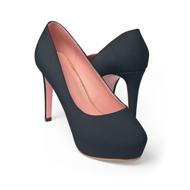 Shadows Grey Women's Platform Heels - Image 2