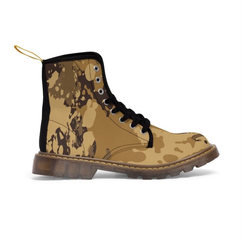 Grunge Camouflage Men's Boots - Image 12