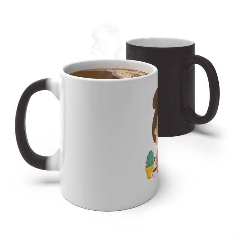 Working Girl - Color Changing Mug - Image 4