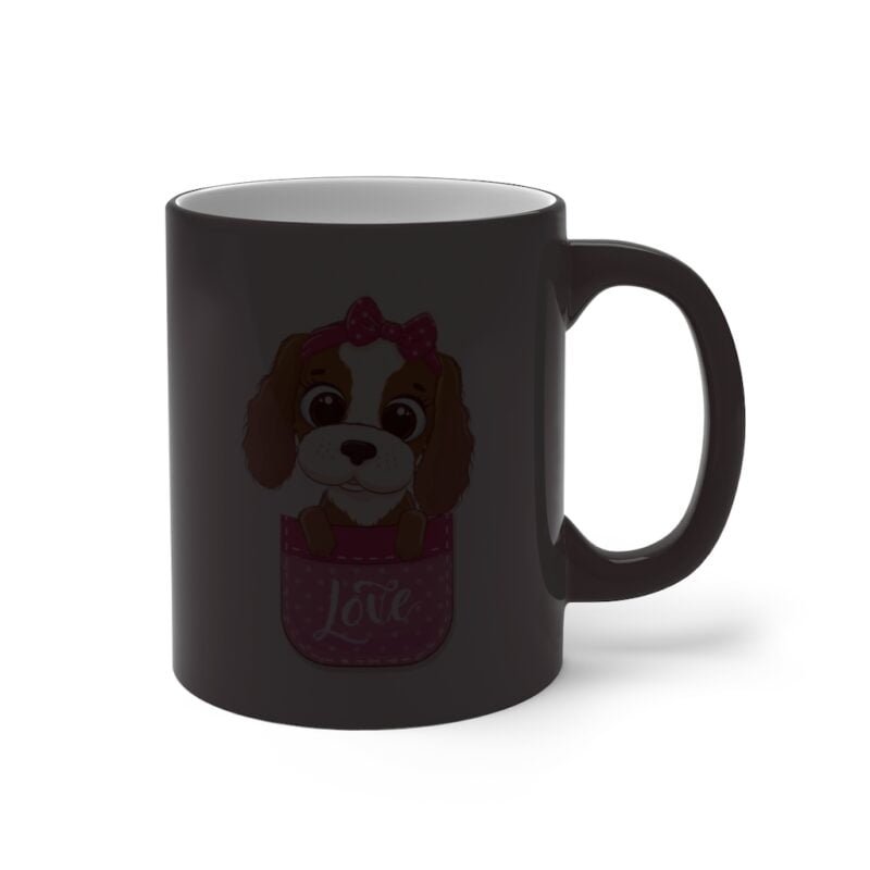 Cute Baby Dog Magic Mug - Image 5
