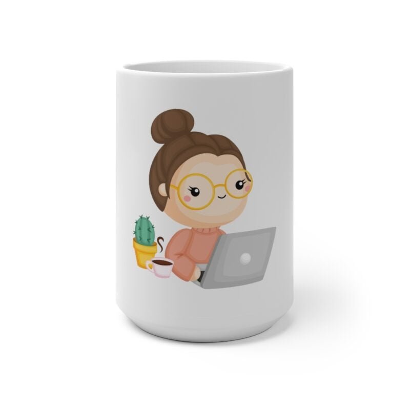 Working Girl - Color Changing Mug - Image 7