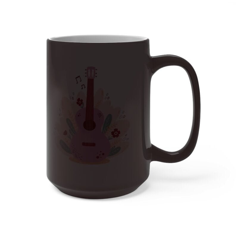 Guitar & Music Note - Color Changing Mug - Image 11