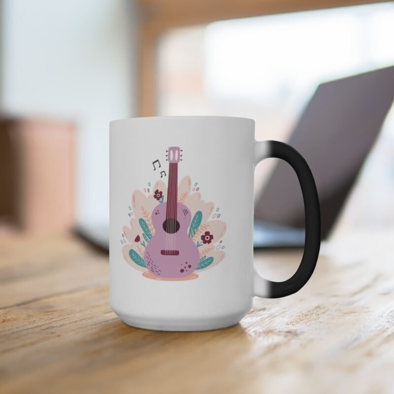 Guitar & Music Note - Color Changing Mug - Image 12
