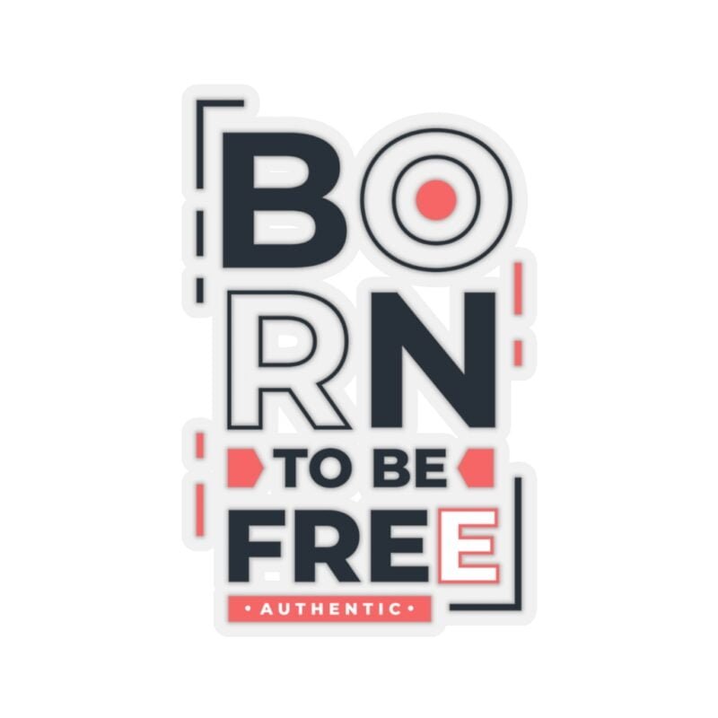 Born To Be Free Stickers - Image 2