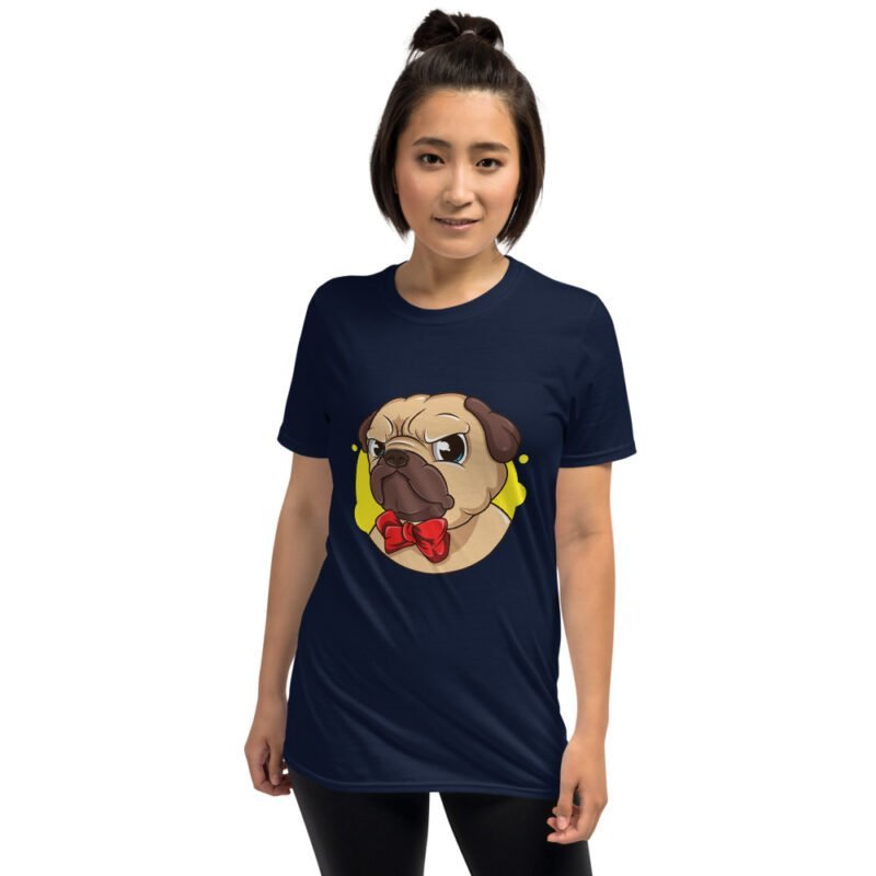 Cute PUG Unisex T-Shirt - Image 4