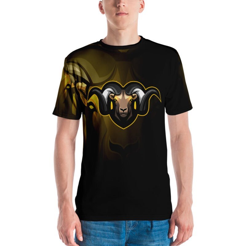 Wild Golden Goat Crew Neck T-Shirt