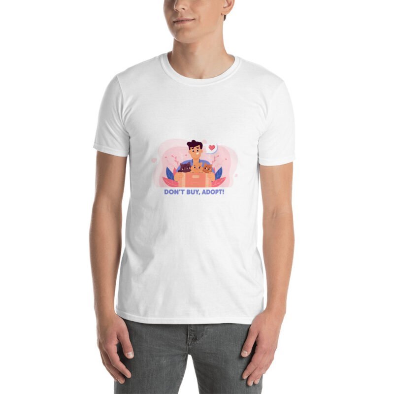 Don't Buy, Adopt! - Unisex T-Shirt - Image 2