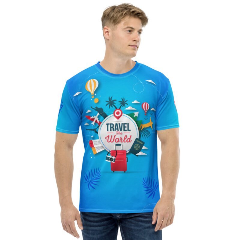 Travel The World - Men's Crew Neck T-Shirt