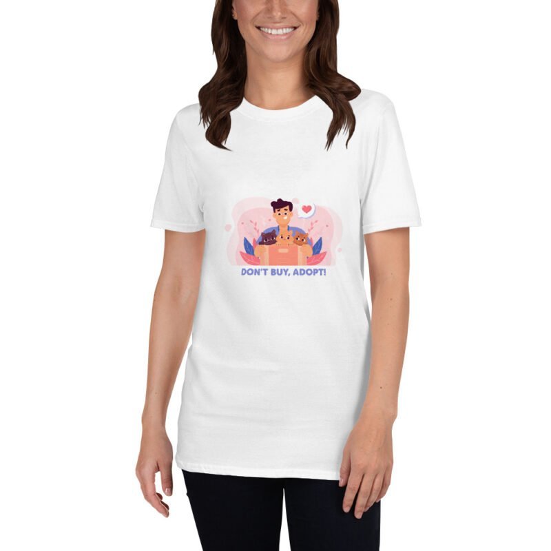 Don't Buy, Adopt! - Unisex T-Shirt - Image 5