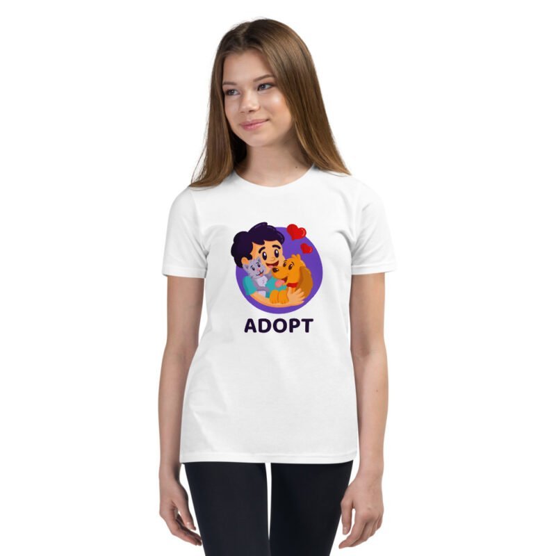 Adopt! - Youth Short Sleeve T-Shirt - Image 5