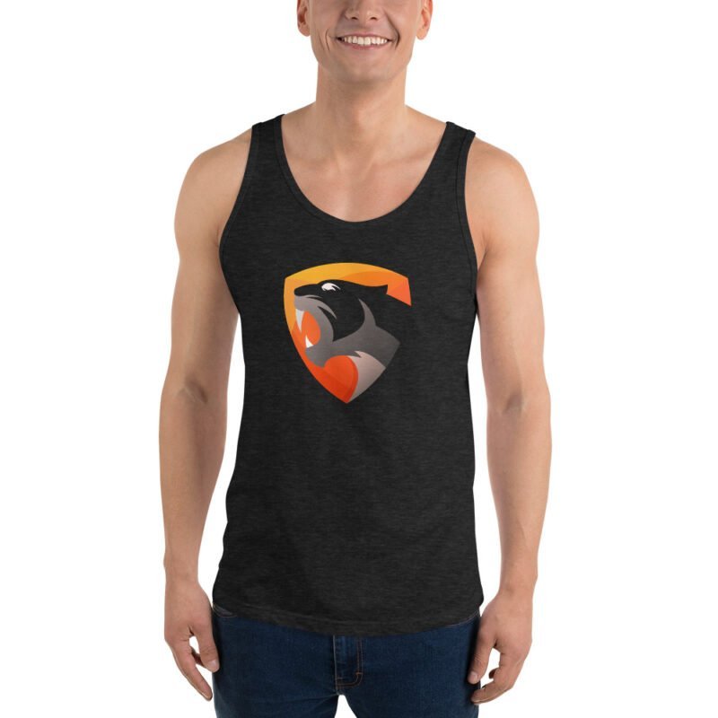 Orange Tiger - Unisex Tank Top - Image 4