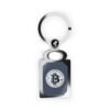Silver Bitcoin Keyring