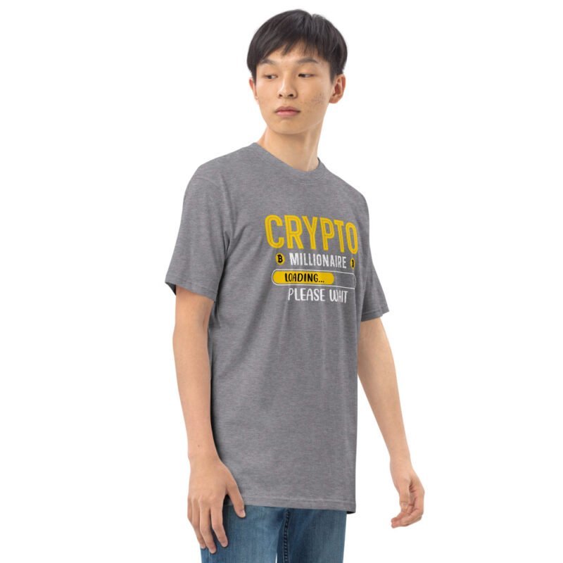 Crypto Millionaire Premium Heavyweight Tee - Image 2