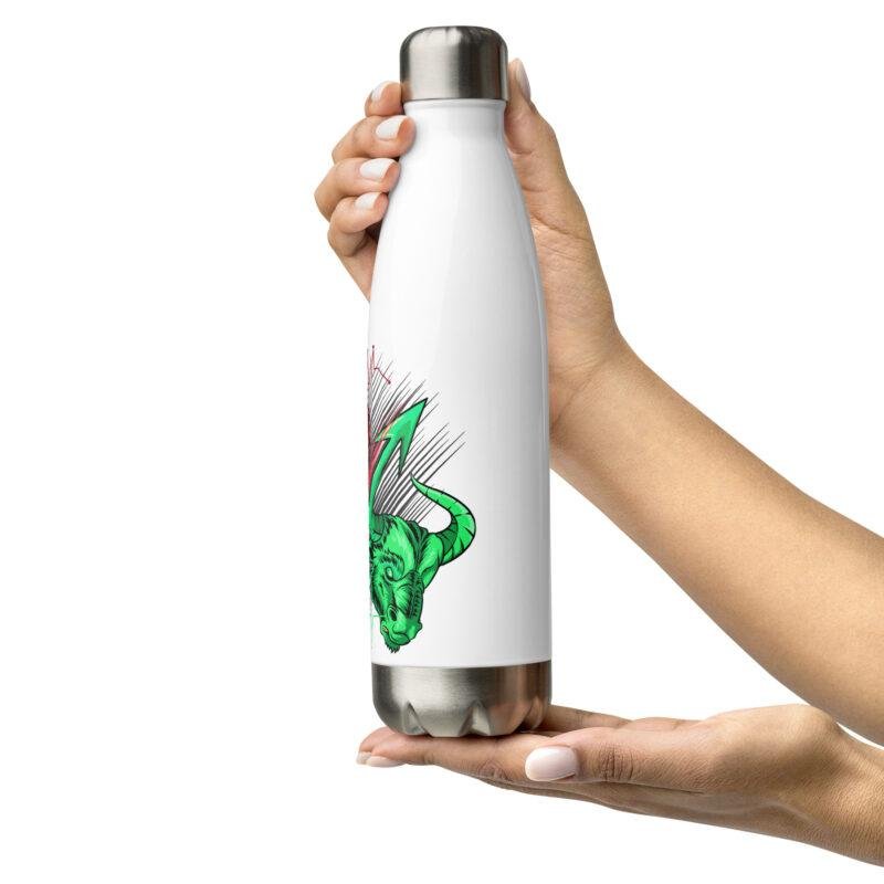 Bearish Vs. Bullish Stainless Steel Water Bottle - Image 4