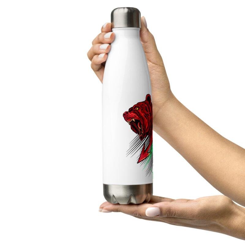 Bearish Vs. Bullish Stainless Steel Water Bottle - Image 3