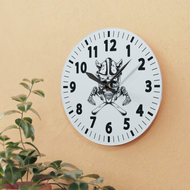 Viking Acrylic Wall Clock - Image 3